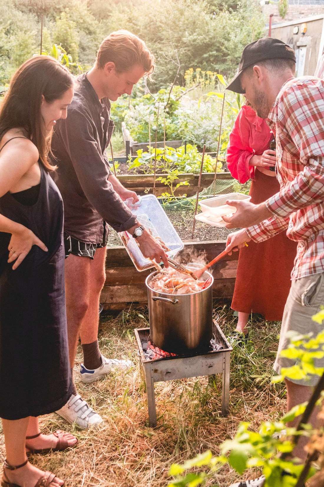 Summer seafood boil