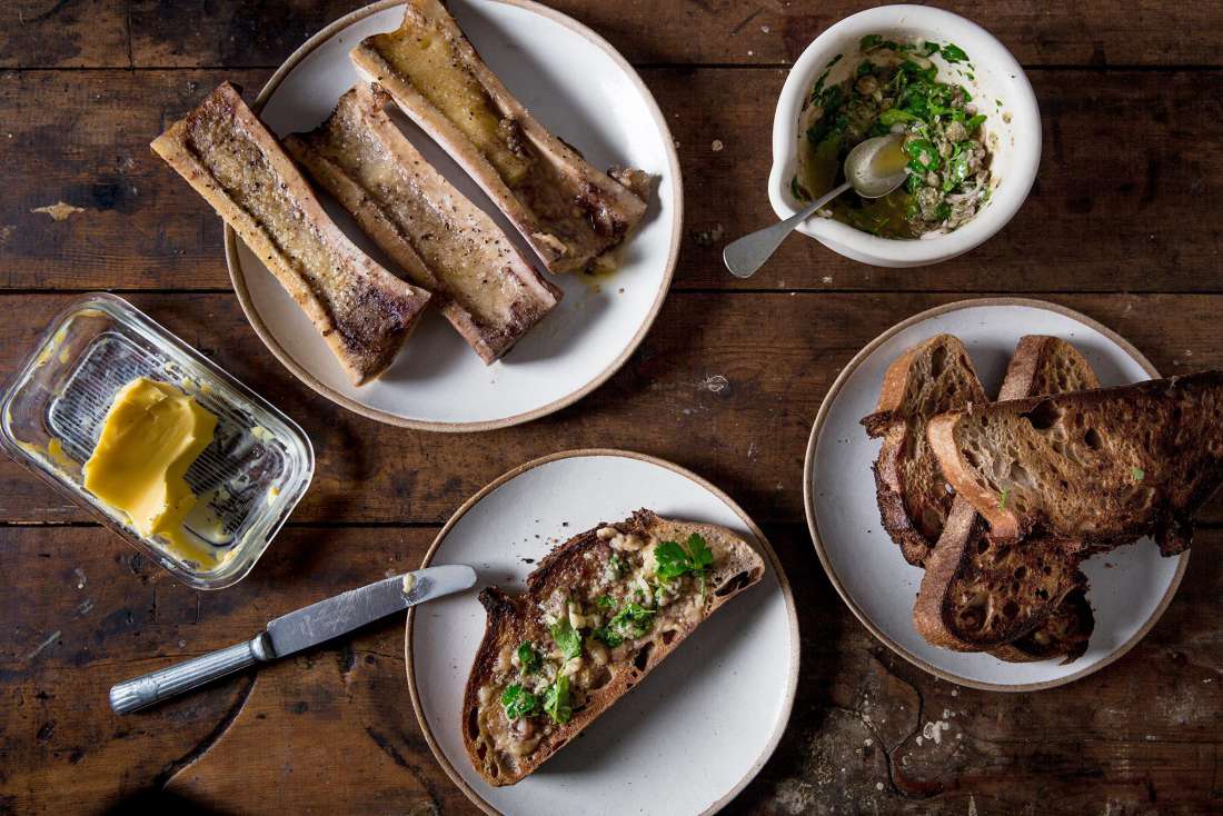 Roasted Bone Marrow on Toast